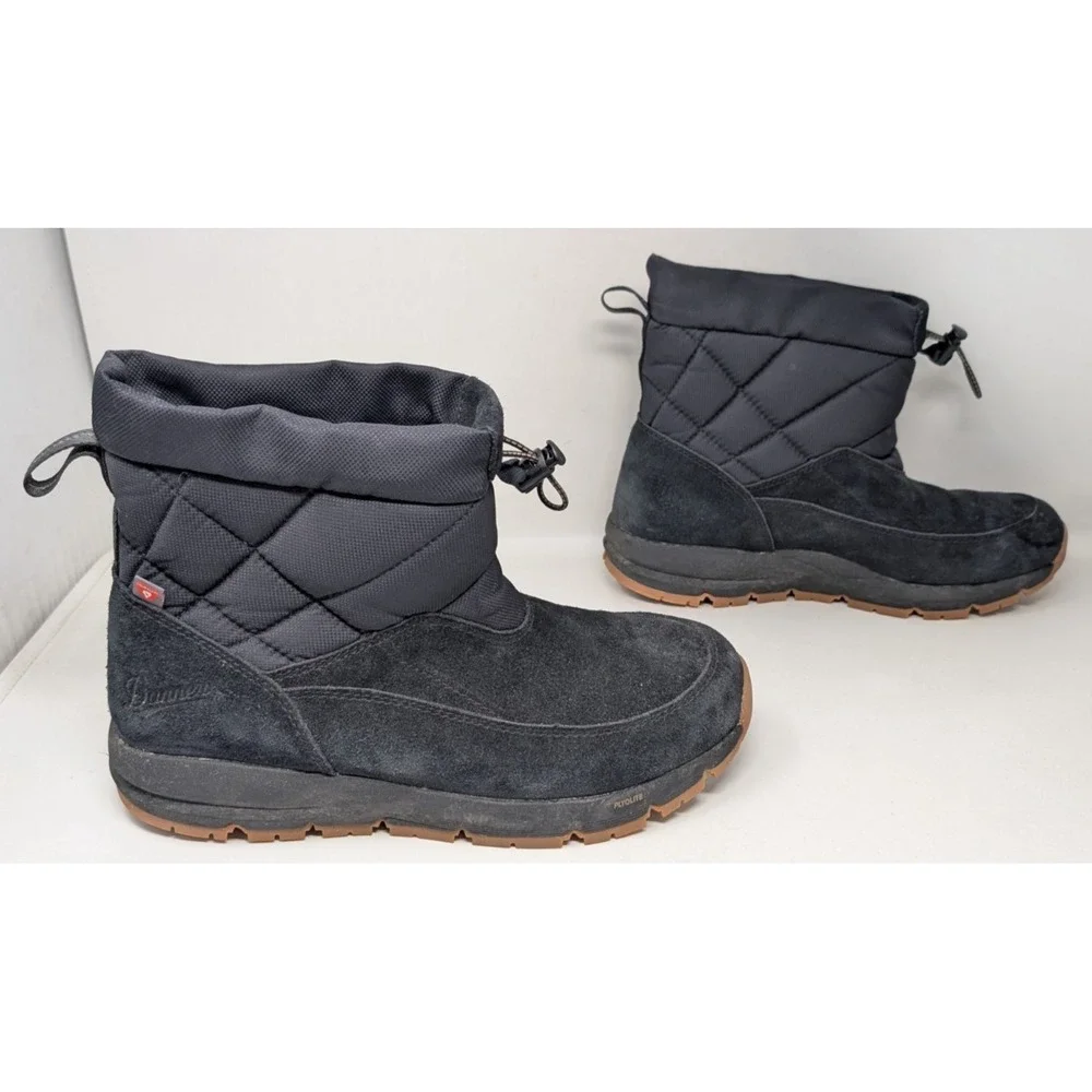 Danner Cloud Cap Winter Boots Black 400G Men's Size 10 Outdoor 38521 Arctic Grip
